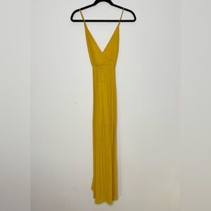 Forever 21 | Mustard Yellow Spaghetti Strap Maxi Dress - S